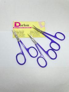 Meilleur petit ciseaux couleur enduit ongles cuticule ciseaux en acier inoxydable lame incurvée ciseaux à ongles avec offre de logo personnalisé. - Product Image 2