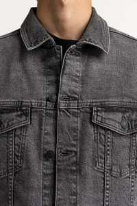 2024 nouveau design personnalisé jeans veste hommes mode lavage unisexe partout impression streetwear denim veste hommes hiver denim veste - Product Image 6