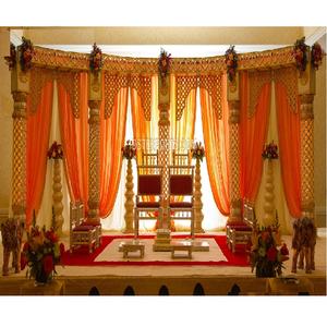 สร้างแรงบันดาลใจในพิธีแต่งงานแบบดั้งเดิมสไตล์กุ้ยจาราติแบบเปิดเสา jali เปิดแมนดาปแบบดั้งเดิมสไตล์ดั้งเดิมแมนดาลับสหรัฐอเมริกา - Product Image 1