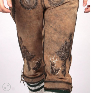 กางเกงหนังสไตล์สตรีทสำหรับผู้ชายกางเกงหนังแพะ100% ปรับแต่งได้ตาม2025 - Product Image 3