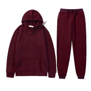 Conjunto de Sudadera con Capucha y Pantalones Deportivos para Hombre, Otoño Invierno, Sudadera con Capucha, Pantalones Deportivos Unisex - Product Image 1