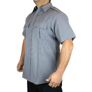 Chemise de vol respirante d'aspect professionnel 100% coton tissu extensible boutons sécurisés confort toute la journée - Product Image 3