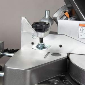 Sierra ingletadora compuesta deslizante de doble bisel de 10 pulgadas con control electrónico de velocidad, motor de 12 amperios y freno eléctrico para cortar metal, azulejos y madera - Product Image 4