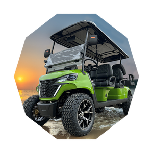 Lujo de alta calidad de 4 asientos Smart Golf Buggy precio barato 36V levantado eléctrico carrito de Golf todoterreno - Product Image 2