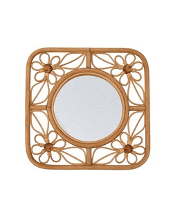 Art Deco Round Glass Wall Mirror-<b>Large</b> <b>Framed</b> Meadow Decor - Product Image 2