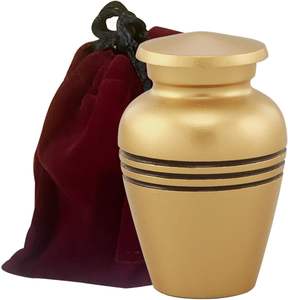 Urna Decorativa Morada de 50 ml para Cenizas, Mini Urna Conmemorativa de Recuerdo, Venta al por Mayor - Product Image 4