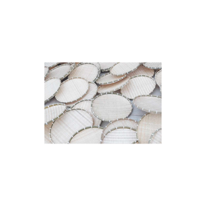 Le panier de vannage fabriqué à la main est en bambou et est en forme de cercle écologique avec un motif unique et traditionnel - Product Image 4