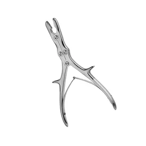 Acier inoxydable chirurgical médical Stille Luer os rongeur 10mm droit 23cm outils Instruments de base chirurgicaux orthopédiques