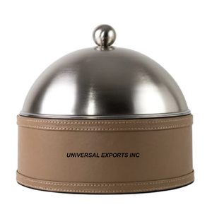 Vajilla redonda clásica de lujo, cazuela hecha a mano de calidad Superior, madre de perla y elegante calentador de alimentos de madera, olla caliente de Metal - Product Image 4