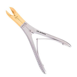 Pinzas de Corte Óseo Manuales de Acero Inoxidable de Calidad Premium, Instrumento Quirúrgico TC Semi-Dorado con Logotipo Personalizable - Product Image 6