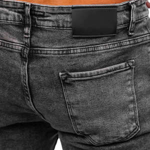 Pantalones vaqueros personalizados de calidad superior rectos para hombre transpirables informales y de calle pantalones vaqueros para hombre - Product Image 5