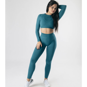 Haute qualité femmes Yoga Leggings Fitness pantalons de sport sans couture maille motif impression numérique entraînement vêtements de sport décontracté SMLXL tailles - Product Image 2