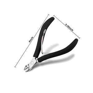 ASAP - Cortacutículas Profesional Ecológico de Acero Inoxidable de 4 Pulgadas con Punta Ancha Cromada y Empuñadura de Goma Ergonómica - Product Image 1