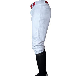Pantalon de baseball unisexe haute performance, uni, séchage rapide, respirant, antibactérien, 100% polyester, longueur intégrale - Product Image 5