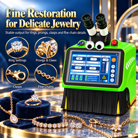 Soudeuse laser YAG 60W pour bijoux, machine de soudage par points de bureau pour la restauration de bijoux, système de réparation de précision avec microscope