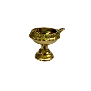 High Quality Brass Kuber <b>Deep</b> Stand with Shiny Polish Finish For Temples and Churches For Diwali Celebrations . - Product Image 2
