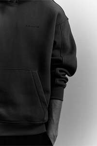 Sudadera transpirable de punto con Lazo de algodón para hombre, ropa de invierno, Sudadera con capucha, manga larga, ajuste holgado, hombro caído, estampado personalizado - Product Image 5