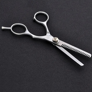 Ciseaux de coupe de cheveux réglables en acier inoxydable de haute qualité, poignée ergonomique, cisailles de salon pour des coupes de cheveux précises et lisses - Product Image 3