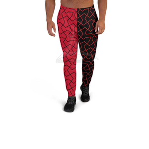 Pantalon homme streetwear personnalisé, imprimé par sublimation, taille mi-haute, coupe droite, léger, taille élastique, décontracté, sport, 100% coton - Product Image 4