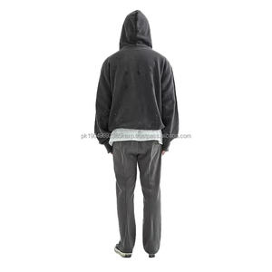 Sudadera con Capucha de Color Personalizado, Sudadera Vintage Desgastada, Sudadera con Capucha Lisa Lavada, Sudadera con Capucha Gris Desgastada - Product Image 5