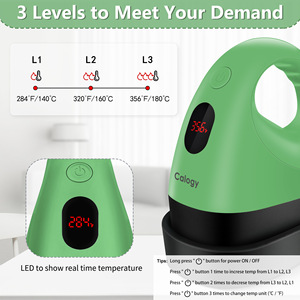 เครื่องรีดร้อนแบบมินิ LED 3 ระดับอุณหภูมิ 180 องศา ร้อนเร็ว สำหรับงานทรานเฟอร์บนเสื้อผ้า - Product Image 2