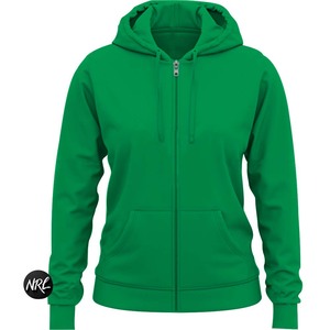 Ropa de calle de gran tamaño mejor hecha de Jersey de color sólido para hombre 100% algodón orgánico cremallera completa DST AKA Sudadera con capucha - Product Image 1