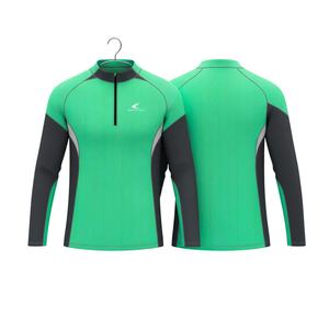 เสื้อผ้าผู้ชายแบบมีซิปสำหรับผู้ชายผ้าเกลิค GAA hurling halfzip TOP midlayer lgfa สำหรับ1/4ออกแบบได้ตามต้องการ - Product Image 3