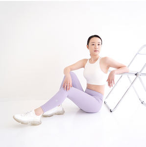 Mukasa กางเกงโยคะระดับพรีเมี่ยมแบบ80% ผ้าไนลอน20% ผ้าสแปนเด็กซ์แห้งเร็วผ้าลาเวนเดอร์ - Product Image 4