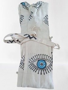 New Turkish <b>Towel</b> Eyes Quick Drying Cotton Long Sleeve Colorful Soft Bathrobe Women Men <b>Beach</b> Pool Home Hot Factory Sale - Product Image 5