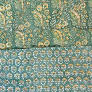 Tela de Algodón Cambray con Estampado Tradicional Jaipuri, 60x60 cm - Product Image 5