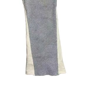 Lupin feutre acide lavage évasé pantalon hommes décontracté cordon taille gris bouffée imprimé coton Joggers Flare pantalons de survêtement polaire jogger - Product Image 5