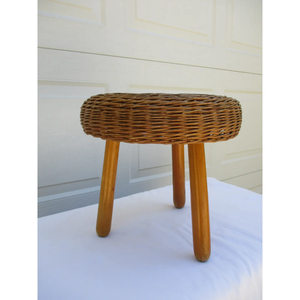 Vietnam Vintage-Inspired Rattan Stool Eco-Friendly Handcrafted Unique Arch Design for Outdoor Hotel <b>Living</b> <b>Room</b> Home <b>Accent</b> - Product Image 2