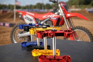 Colliers de fourche triple en aluminium CNC pour moto tout-terrain, motocross, <span class=keywords><strong>enduro</strong></span> – Kit de fixation de direction pour fourche avant - Product Image 3