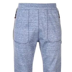 Pantalones de jogging de lona de alta calidad para hombre con logotipo personalizado estilo casual con cintura elástica Tipo de cintura media para ropa de gimnasio - Product Image 6