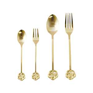 Best Quality Luxurious <b>Gold</b> <b>Cutlery</b> Set For Wedding Hotel and Restaurant Use From India - Product Image 1
