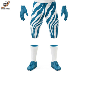 Uniforme de fútbol americano de color liso de diferentes estilos Uniforme de fútbol americano de secado rápido sublimado - Product Image 5