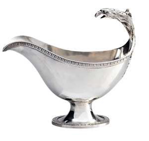 Base en bois de cerf argenté Gravy Boats en métal brillant décoratif fait à la main Sauce en acier inoxydable de qualité supérieure Sauce Gravy Boat Home Restaurant - Product Image 6