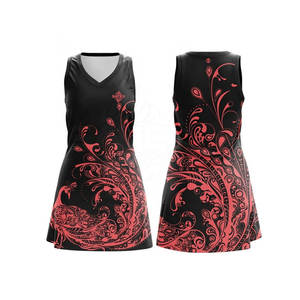 Uniforme de Netball para Niñas con Tela Elástica y Estilo Deportivo Moderno para Uso en Equipo - Product Image 2