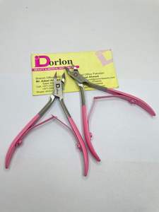 Nail Supplies Tools Pince à ongles enduite de couleur noire Pince à ongles en acier inoxydable pour manucure Pince à ongles dissolvant de cuticules incarnés - Product Image 4