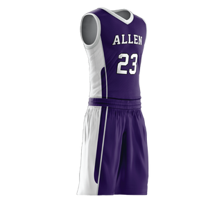 Camiseta de Baloncesto de Malla Personalizada para Hombre, Venta al por Mayor, Impresión por Transferencia de Calor, Uniformes Deportivos, Pantalones Cortos Reversibles de Verano - Product Image 2