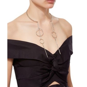 Collier pour femme en laiton plaqué or, style minimaliste, à porter au quotidien, objet de collection culturelle Hasli - Product Image 1