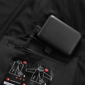 Veste coupe-vent imperméable pour homme avec capuche Manteau de sport léger en denim Logo personnalisable Vêtements d'extérieur à fermeture éclair teintés dans la couleur - Product Image 4