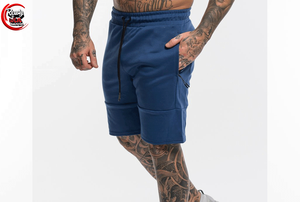 Pantalones cortos personalizables de algodón 100% para hombre, malla transpirable con estampado de logotipo personalizado, patrón sólido de verano, cierre de cintura elástica - Product Image 3