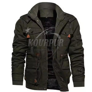 Chaqueta Bomber elegante de cuero Vintage para hombre 100% Pure Outerwear con diseño elegante disponible en todos los tamaños-ODM Supply - Product Image 4