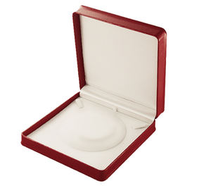 Caja de collar de terciopelo rectangular Yongda en rojo negro o blanco con cubierta protectora para el organizador de joyas del Día de San Valentín - Product Image 1