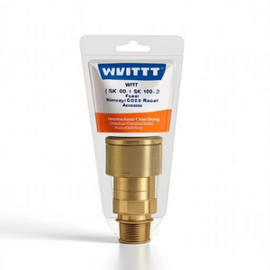 WITT SK 100-1 SK 100-2 Fuel Gas Hose Coupling G 3/8 LH AGS Body <b>Raincoat</b> Accessory - Product Image 3