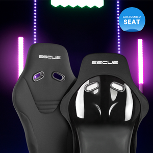 Track Ready FRP Bucket Seat Monza 424 FRP Fabric | Carcasa ergonómica para asiento de coche y alto agarre | Exportación de Malasia - Product Image 1