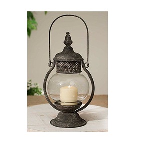 Old Vintage High Quality Home Decor Metal Wicker Patina Finish Lantern for Hotel Used Party Ware Luxury Home Lanterns - Product Image 3
