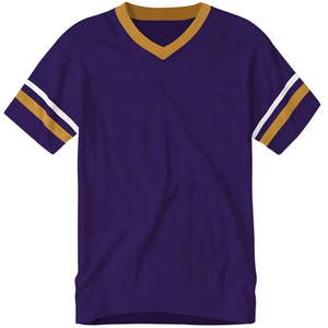 Personalizable de alta calidad 100% algodón verano rayas camisetas para hombres de punto con logotipo personalizado estampado - Product Image 3