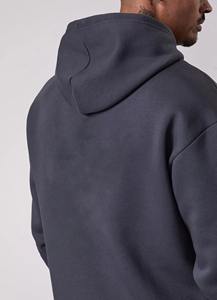 Sudadera Informal Unisex de Mezcla de Algodón y Felpa, Estilo Deportivo Urbano, con Capucha Ajustable, Bolsillos y Diseño con Logotipo Estampado - Product Image 3